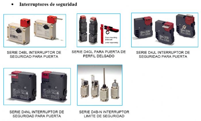 INTERRUPTORES DE SEGURIDAD